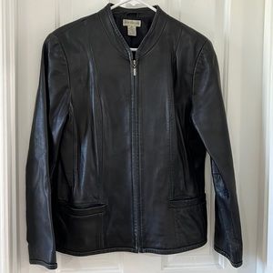 Ann Taylor leather jacket